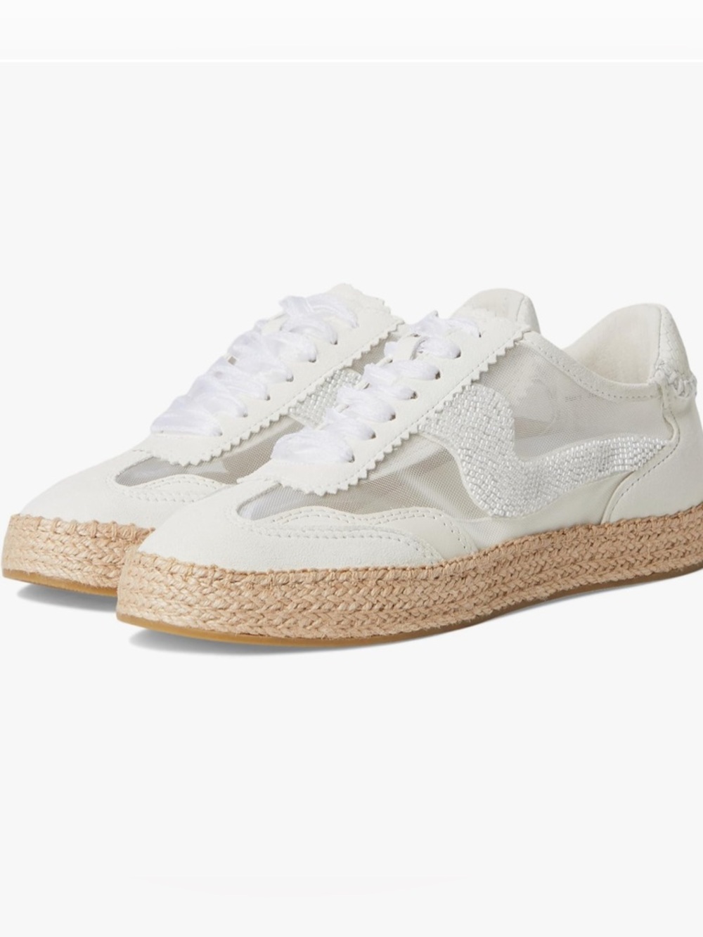 Dolce Vita Notice Espadrille Bead Mesh
Sneakers - White/Ivory - NIB Size 6.5